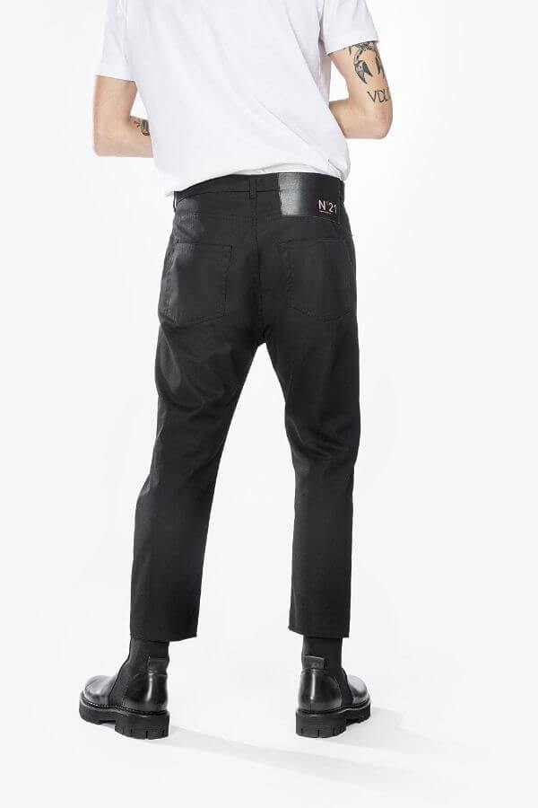 Nº21 Low-rise Straight Jeans In Black | CLOSET Singapore