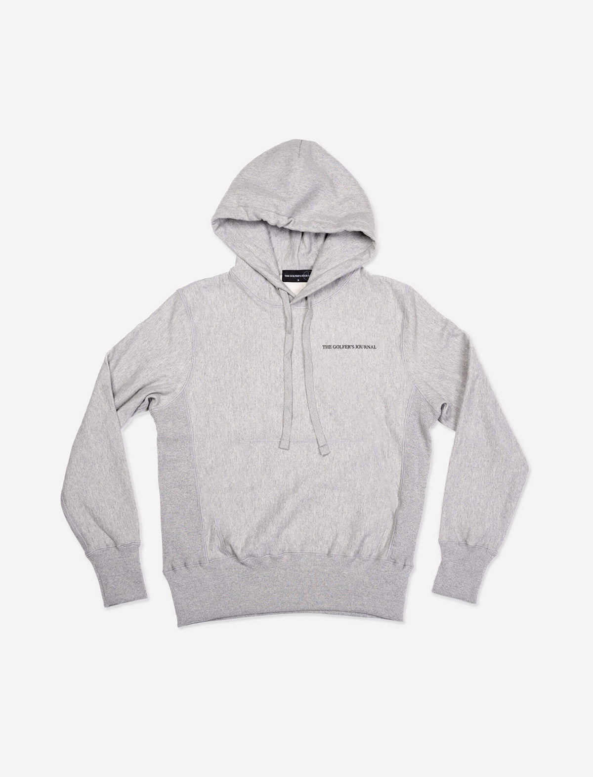 THE GOLFERS JOURNAL The Black Tee Hoodie in Grey