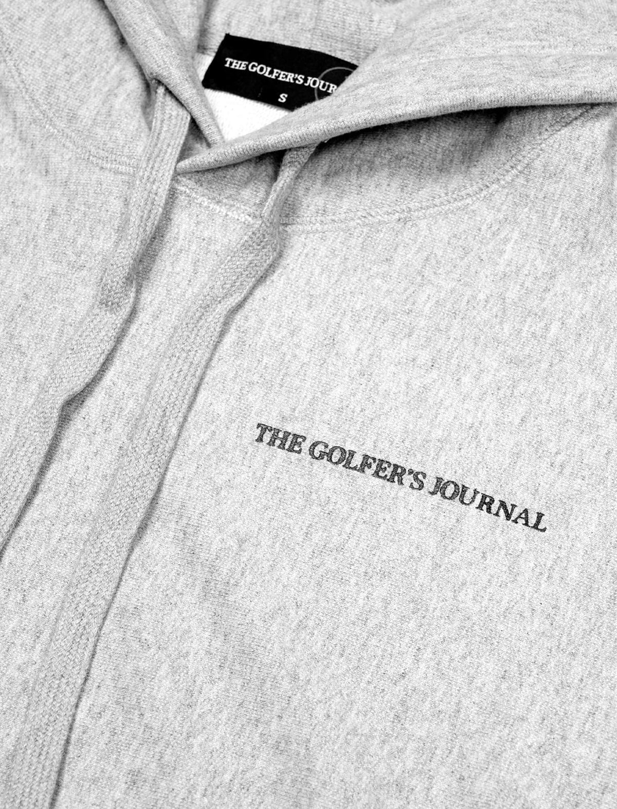 THE GOLFERS JOURNAL The Black Tee Hoodie in Grey