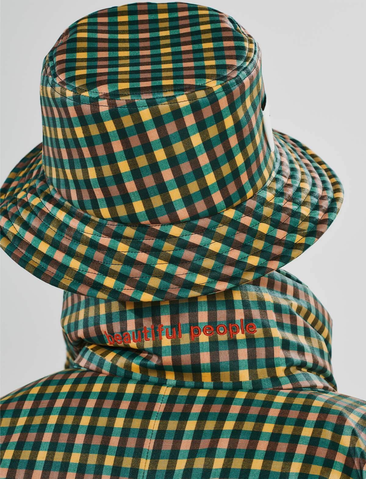 BEAUTIFUL PEOPLE Bucket Hat in Gingham Print | CLOSET Singapore