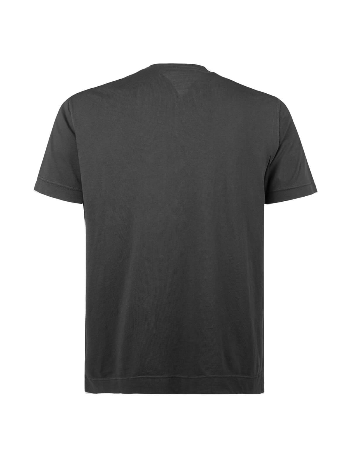 CIRCOLO 1901 Crew Neck Cotton T-Shirt in Black | CLOSET Singapore