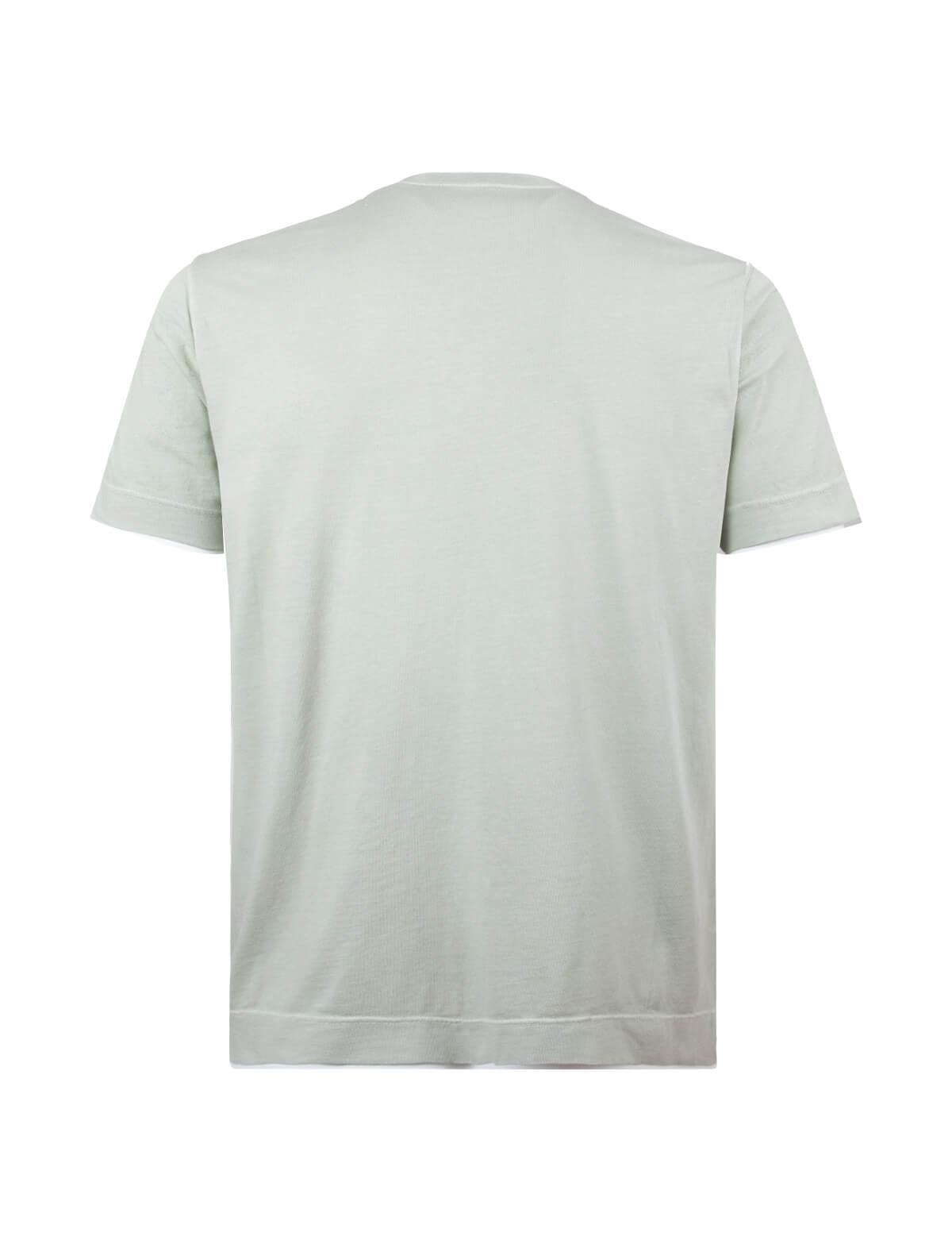 CIRCOLO 1901 Crew Neck Cotton T-Shirt in Pale Green | CLOSET Singapore