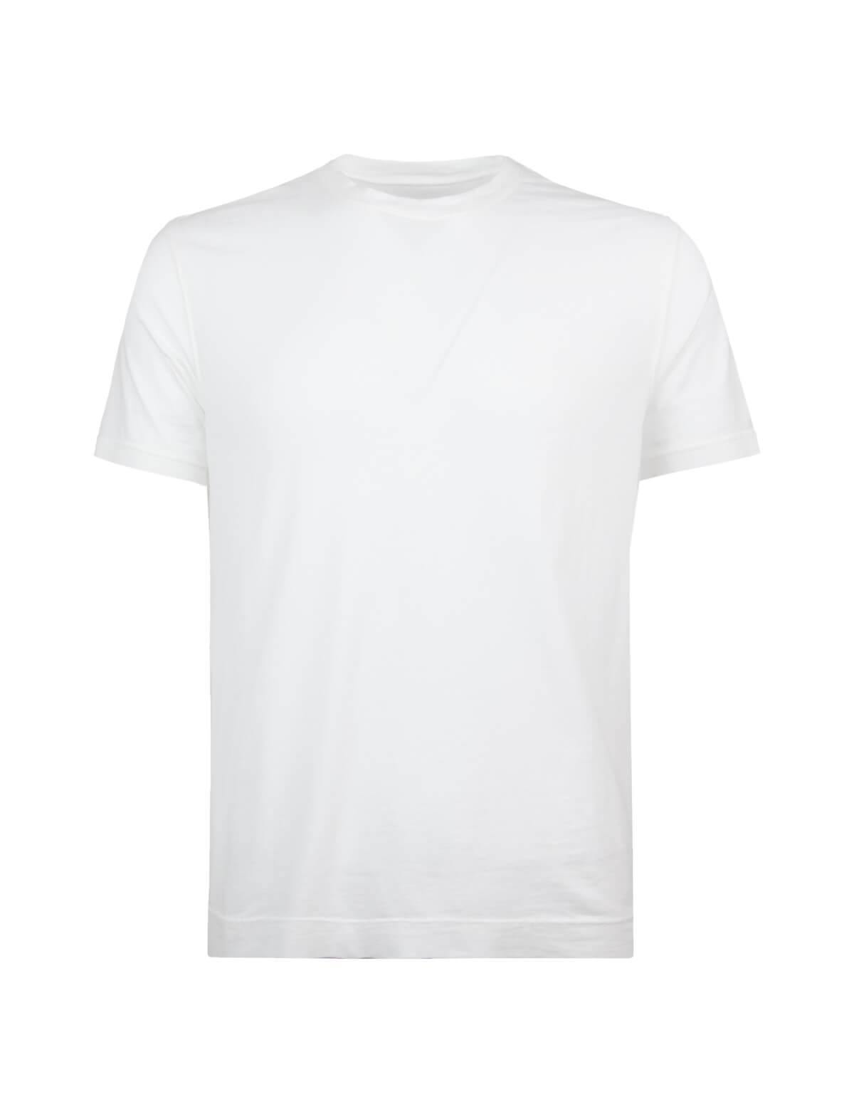 CIRCOLO 1901 Crew Neck Cotton T-Shirt in White | CLOSET Singapore