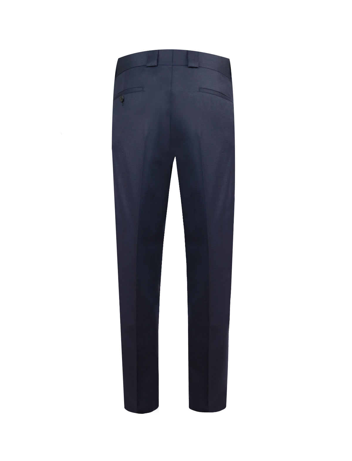 CARUSO Wool Tapered Trousers in Navy