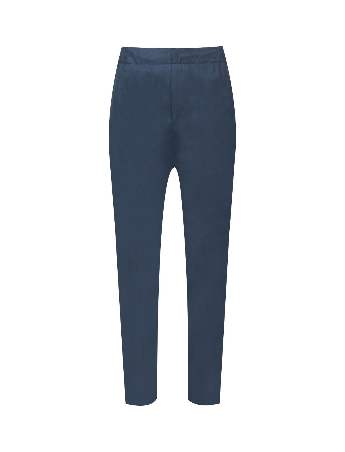 CARUSO Cotton Blend Drawstring Pants in Navy