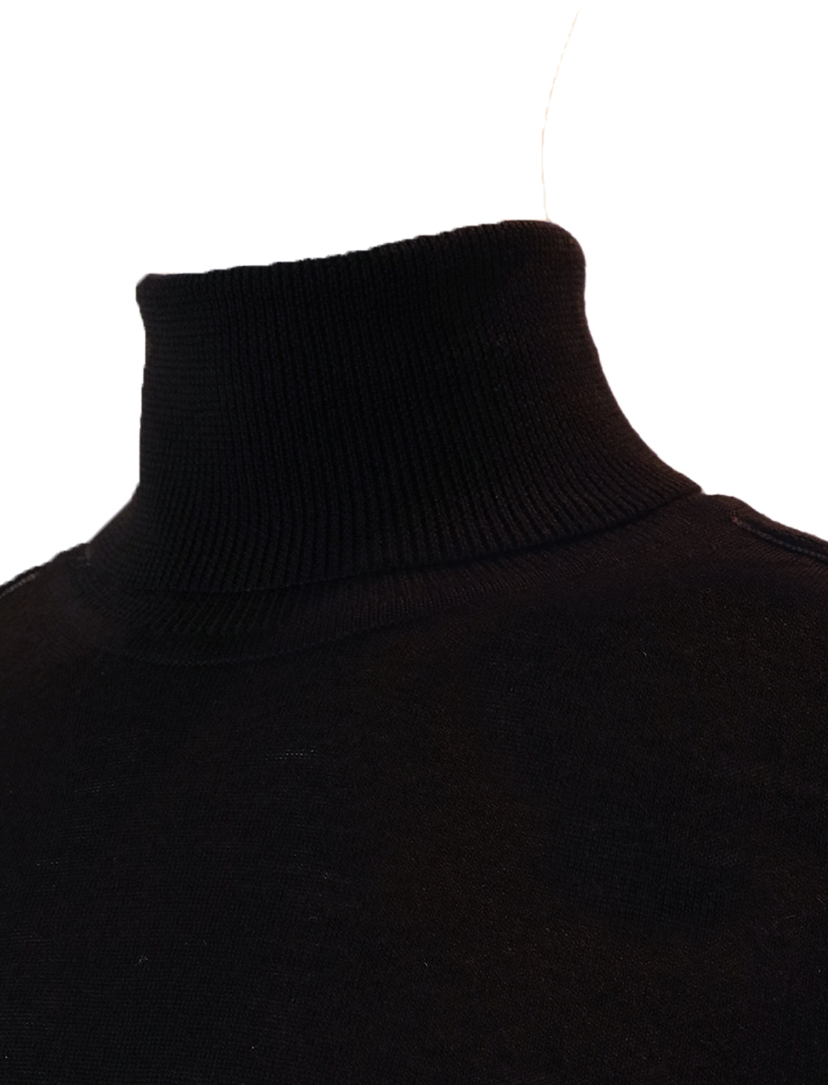 CARUSO Wool Turtleneck Sweater in Black