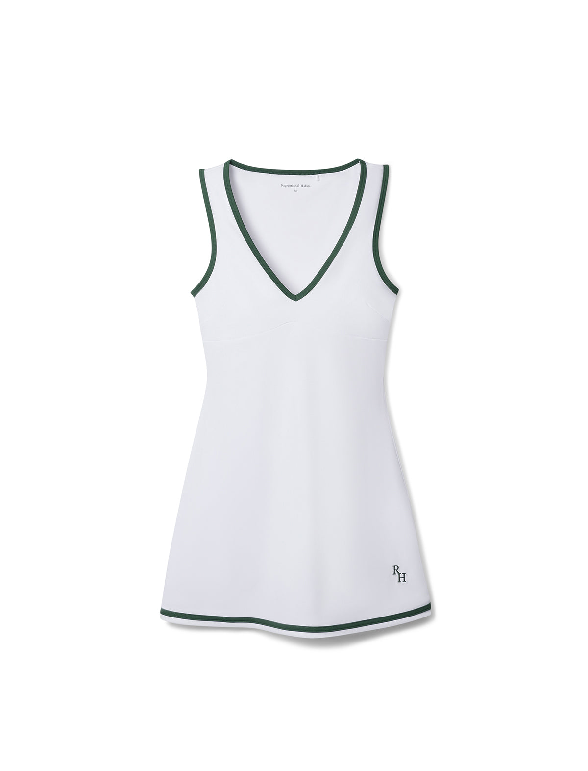 RECREATIONAL HABITS Chris Tennis Dress in White