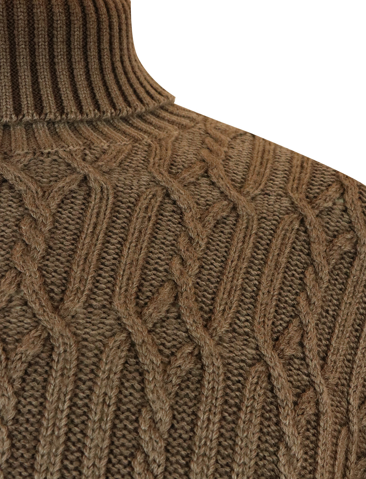 CIRCOLO 1901 Turtleneck Knit in Mink