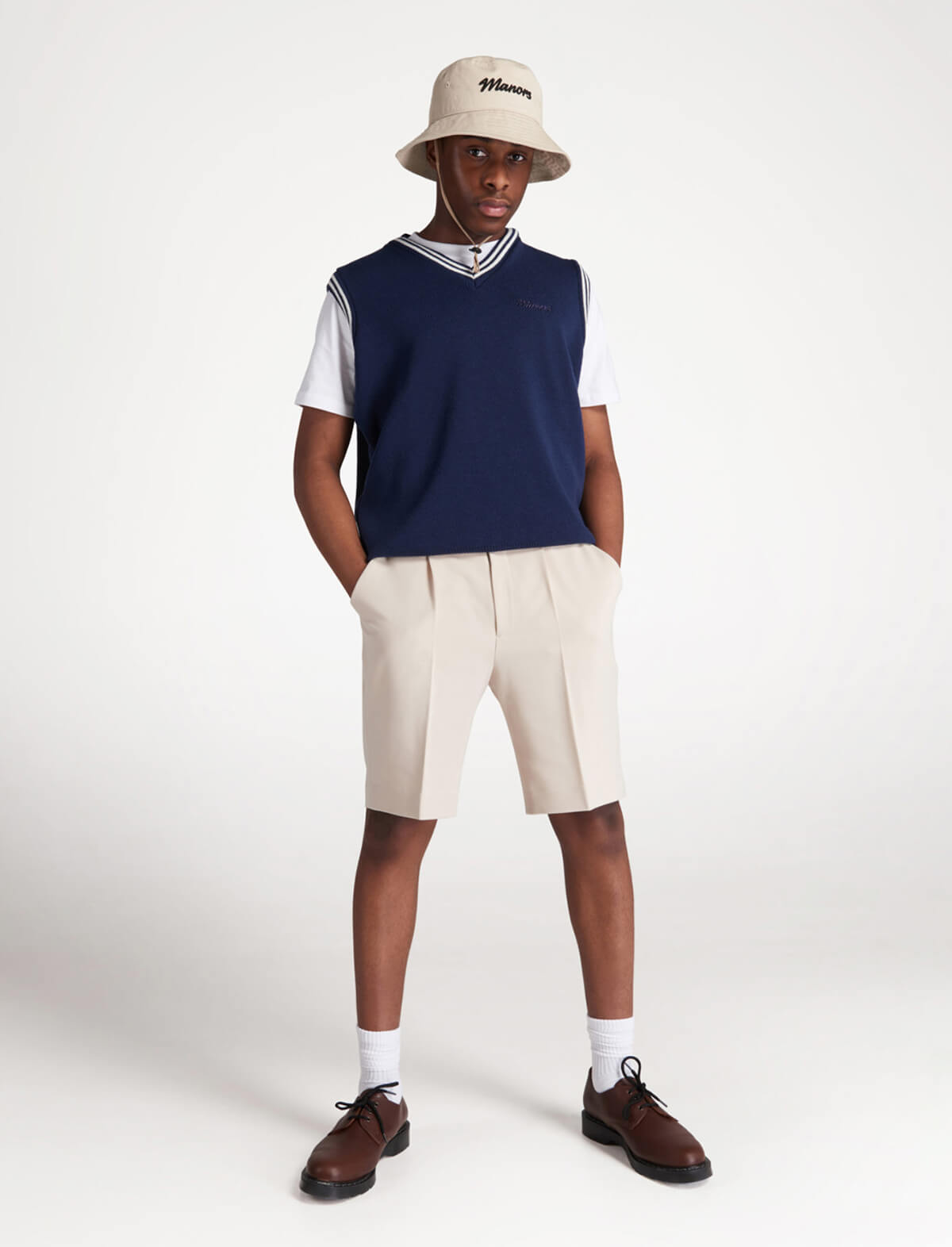MANORS GOLF Classic Bucket Hat in Natural