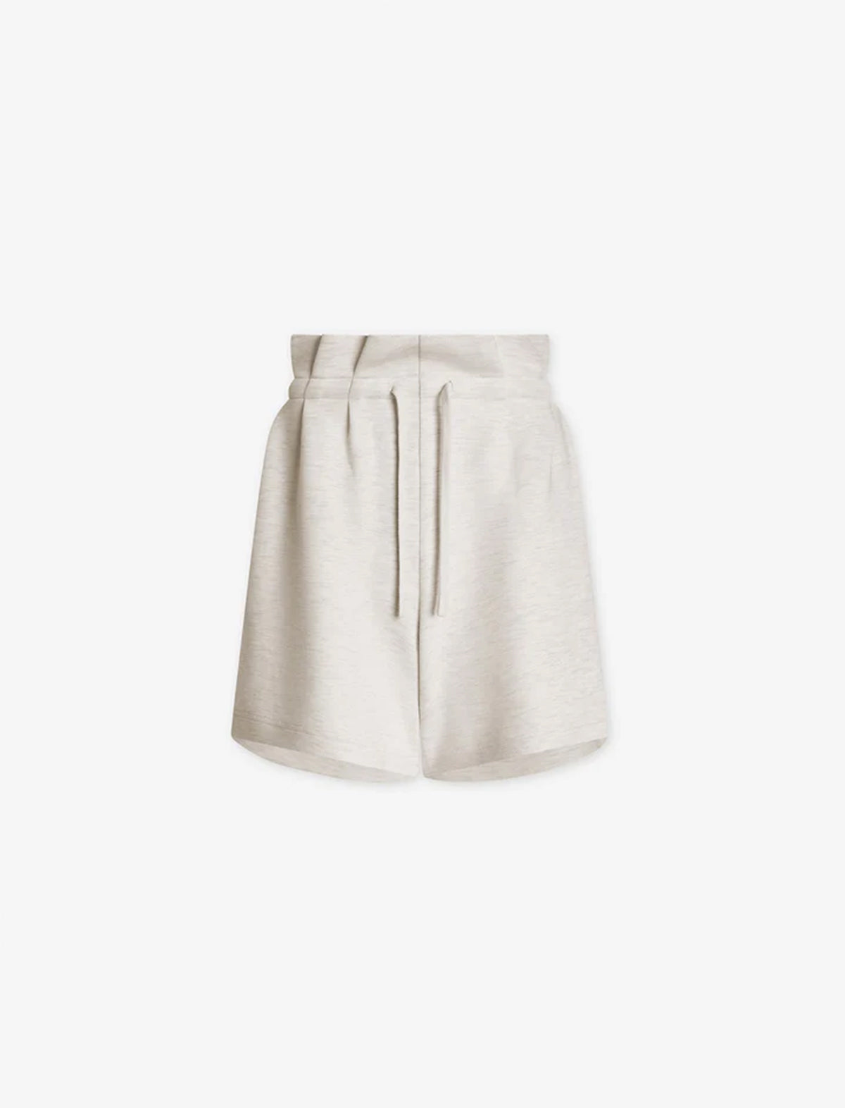 VARLEY Claude High Rise Short 4.5 in Ivory Marl