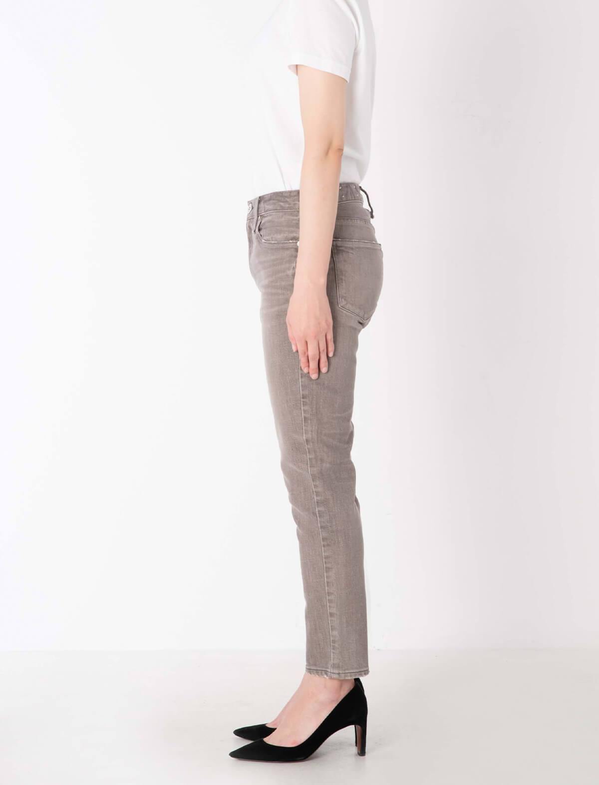 UPPER HIGHTS The Stella Midrise Girlfriend Jeans in Mink | CLOSET Singapore