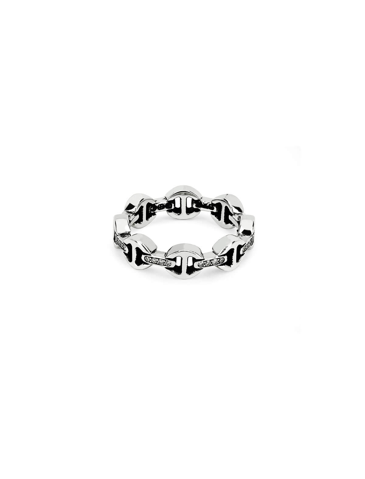 HOORSENBUHS Dame Tri-Link Diamond Ring