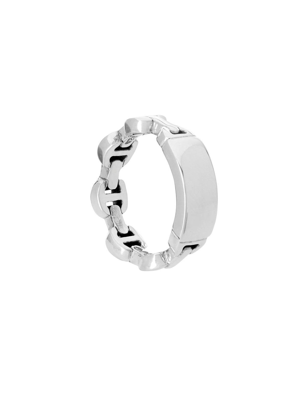 HOORSENBUHS ® Dame Tri-Link Monogram Ring | Multi-label Fashion