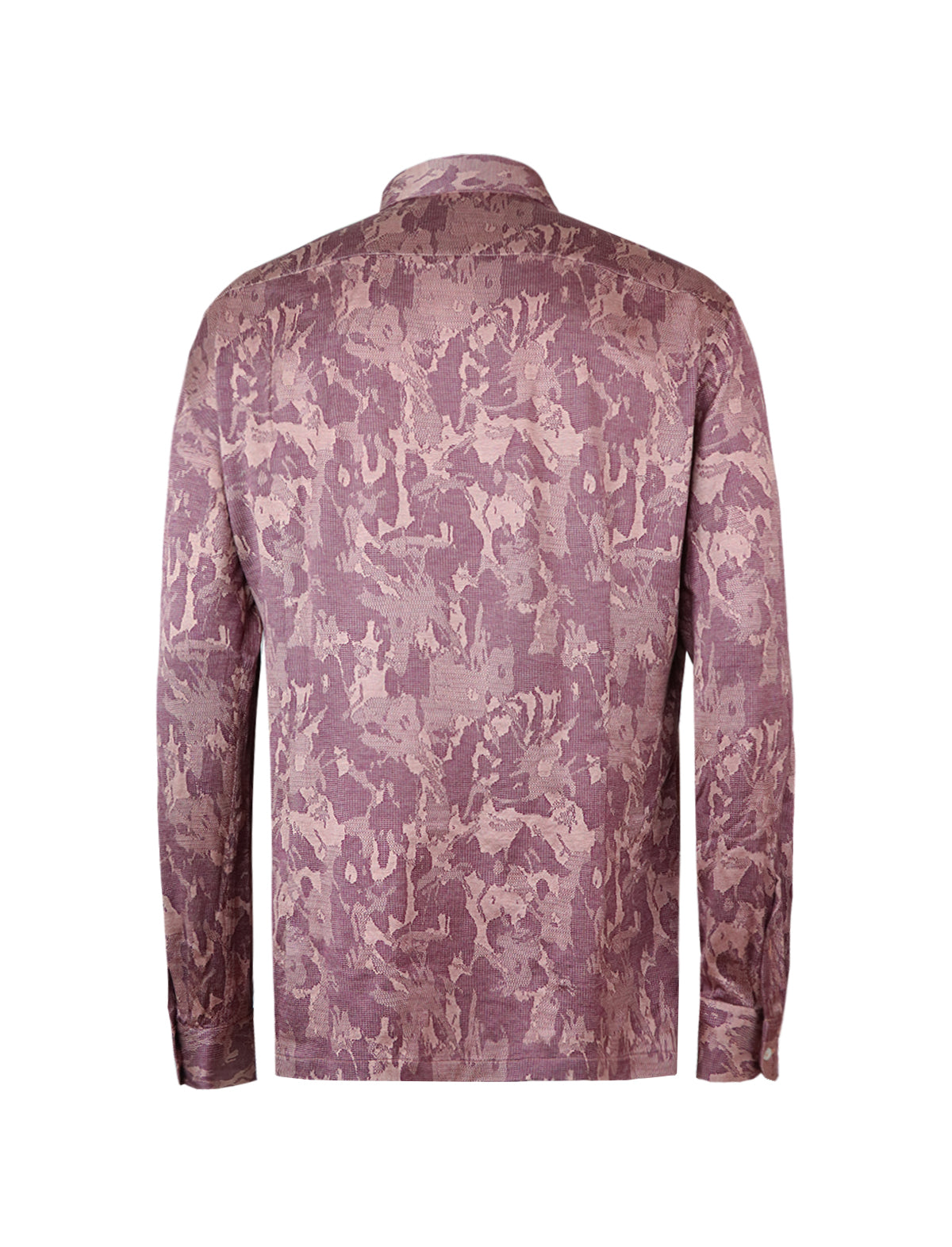 LARDINI Jersey Printed Long-Sleeved Top in Pink