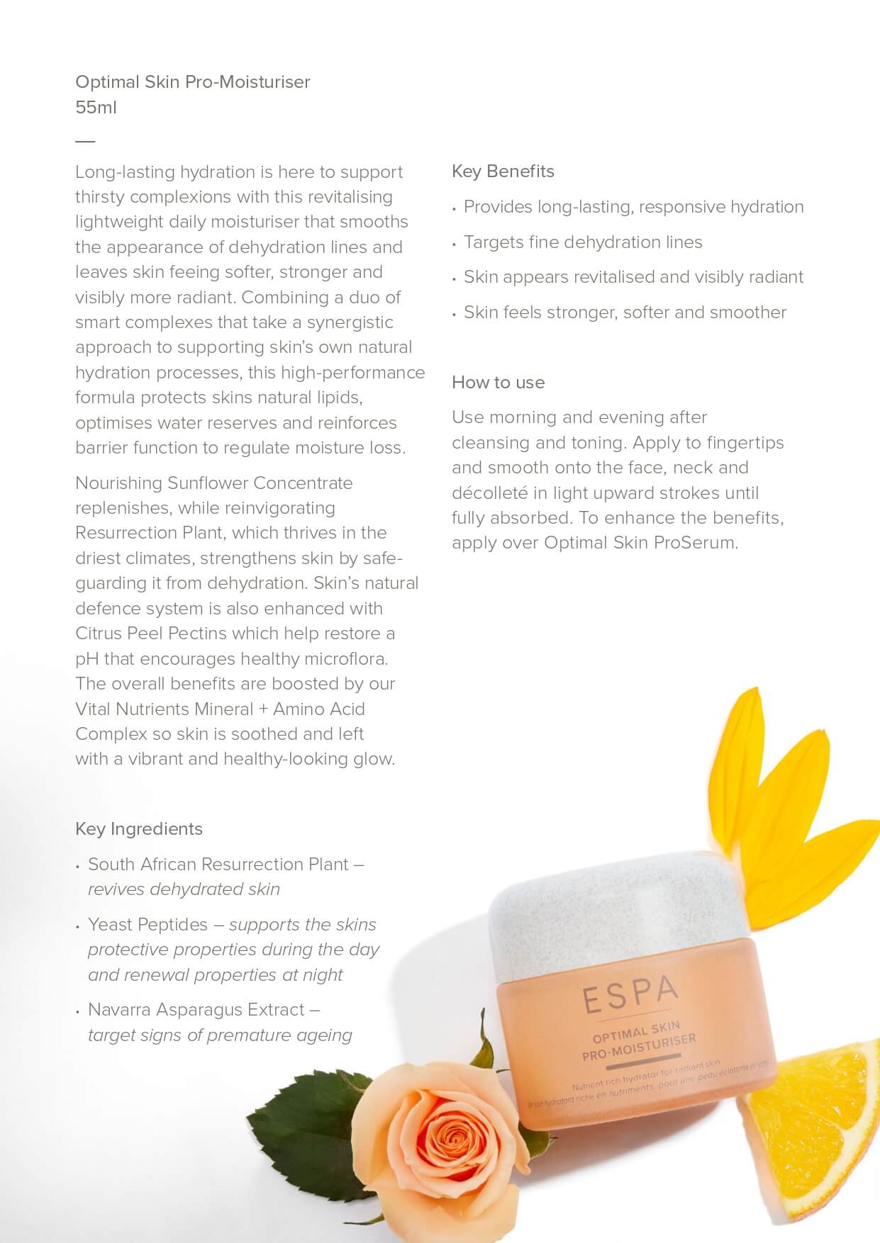 ESPA Optimal Skin Pro-Moisturiser (55ml)