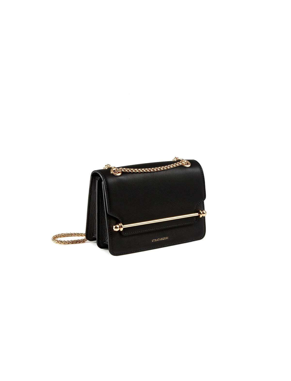 STRATHBERRY East/ West Mini Bag in Black