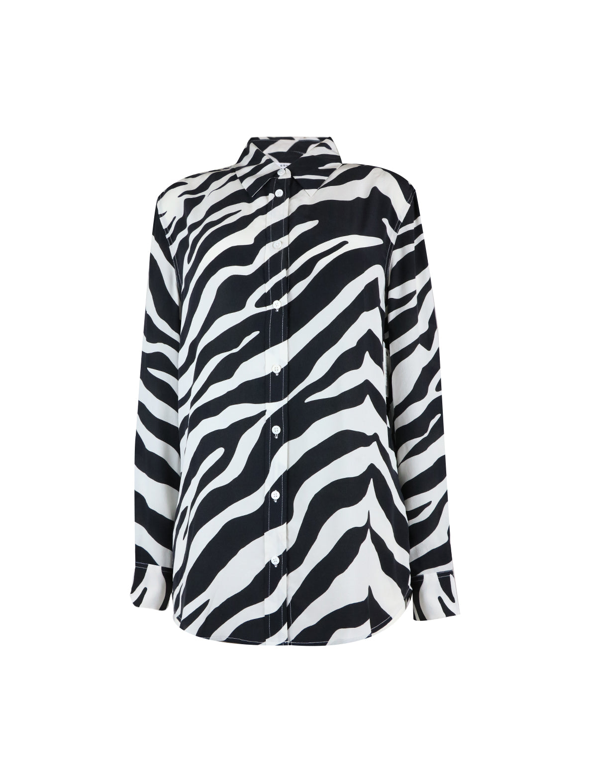 EQUIPMENT Zebra Stripe Printed Shirt