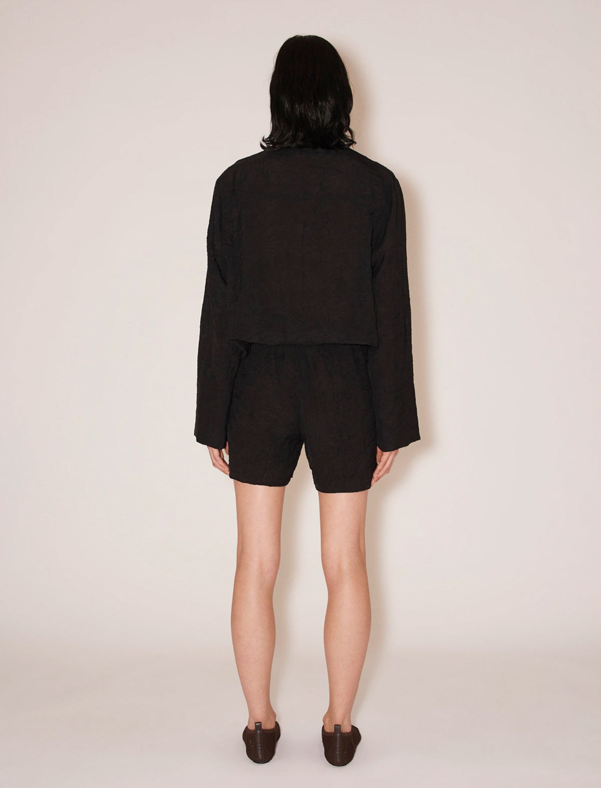 NANUSHKA Fusa Shorts in Black