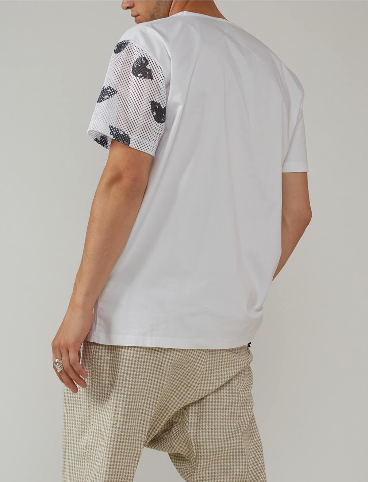 GABRIELE PASINI Graphic T-shirt in White | CLOSET Singapore