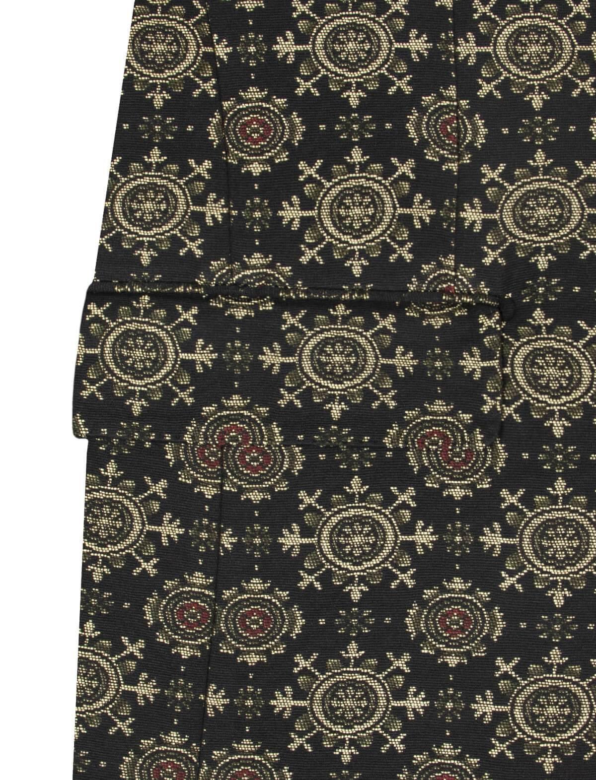 GABRIELE PASINI Single-breasted Embroidered Blazer in Black/ Multi Jacquard | CLOSET Singapore