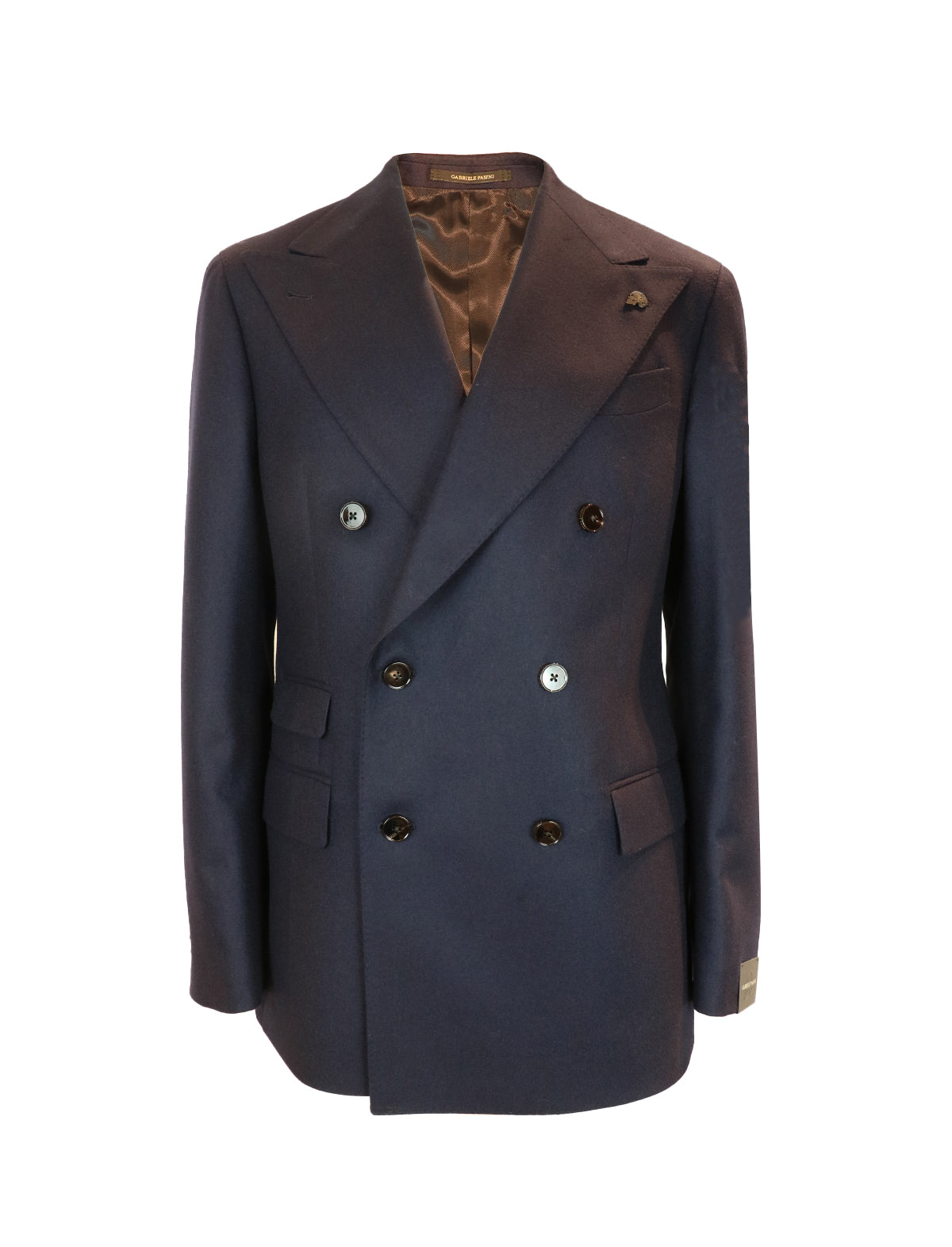 GABRIELE PASINI Double-Breasted Modena Jacket in Navy