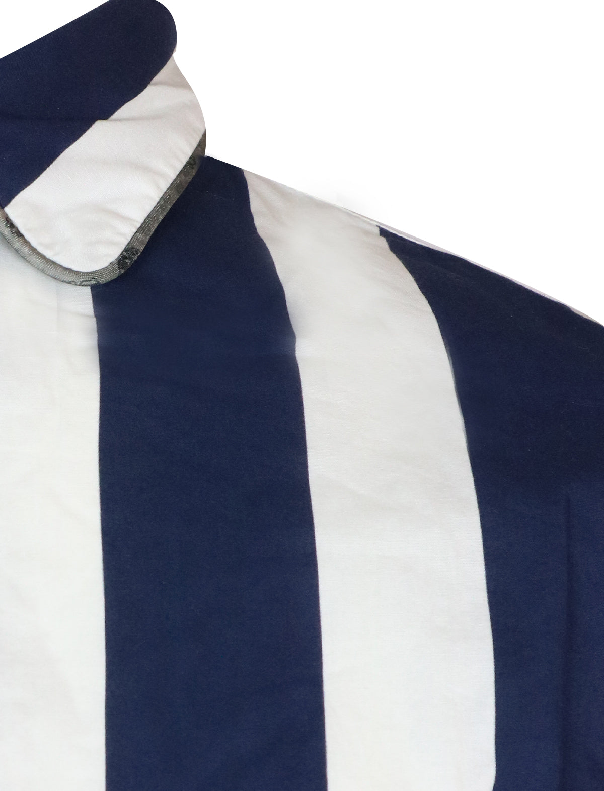 Gabriele Pasini Bold Striped Shirt in Navy/White