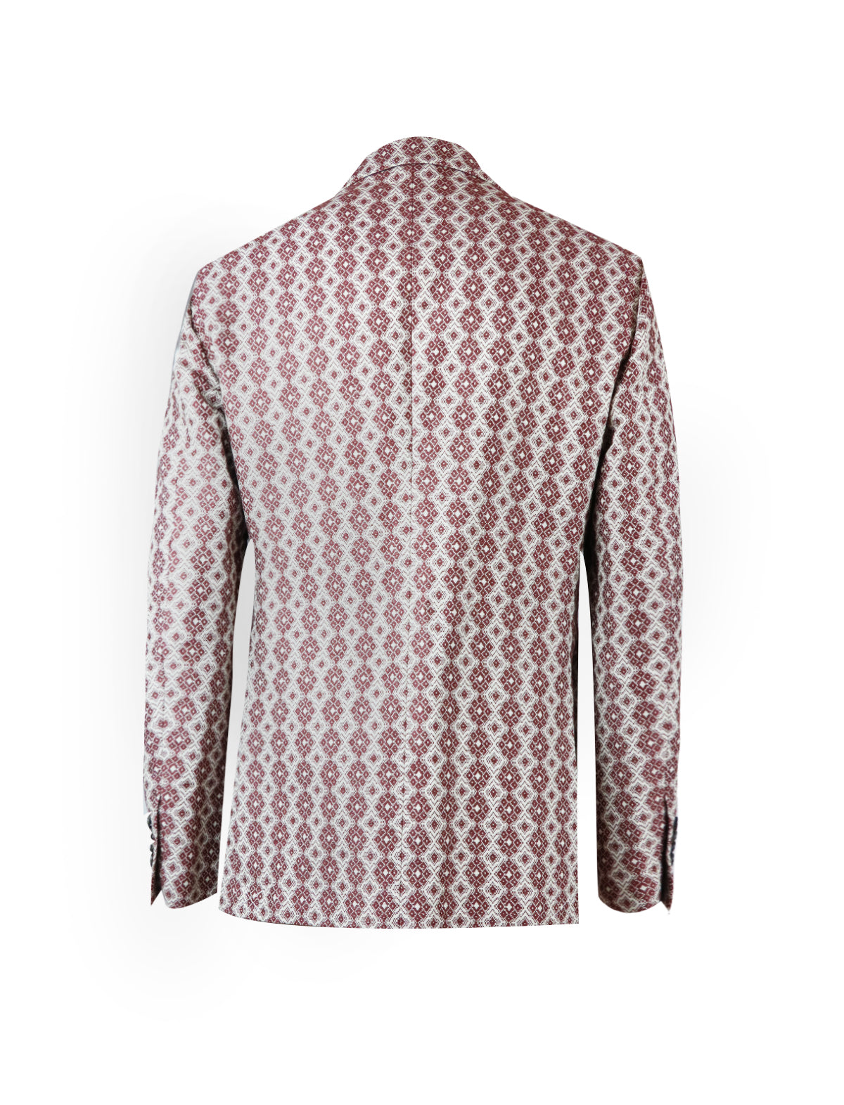 Gabriele Pasini Single-Breasted Patterned Jacket in Red