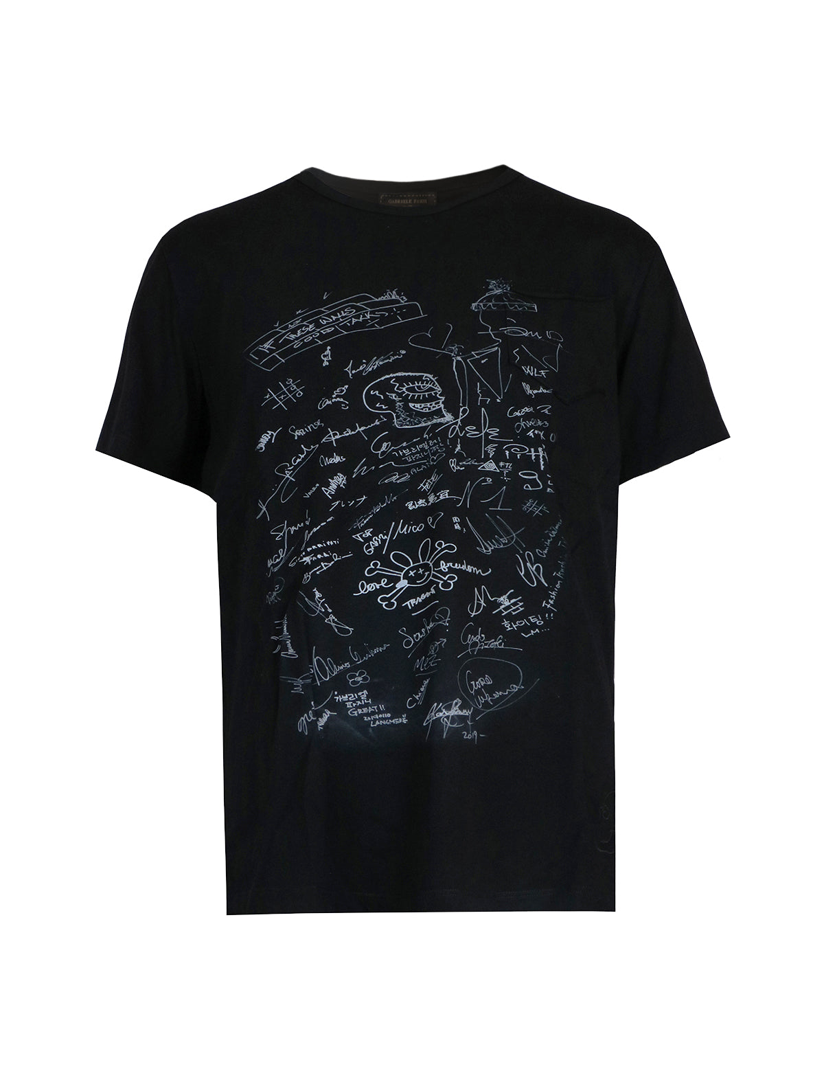Gabriele Pasini Doodles T-Shirt in Black