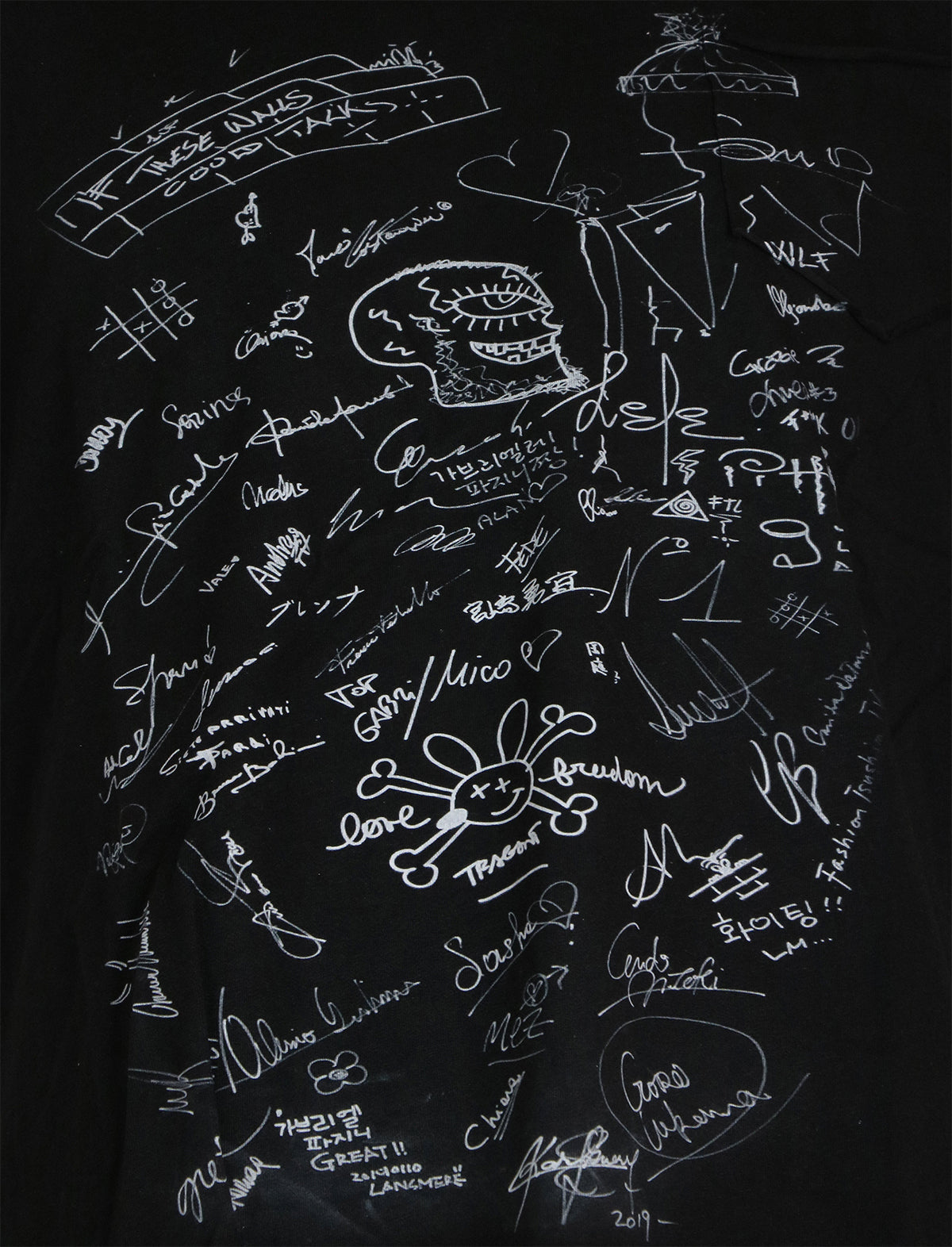Gabriele Pasini Doodles T-Shirt in Black
