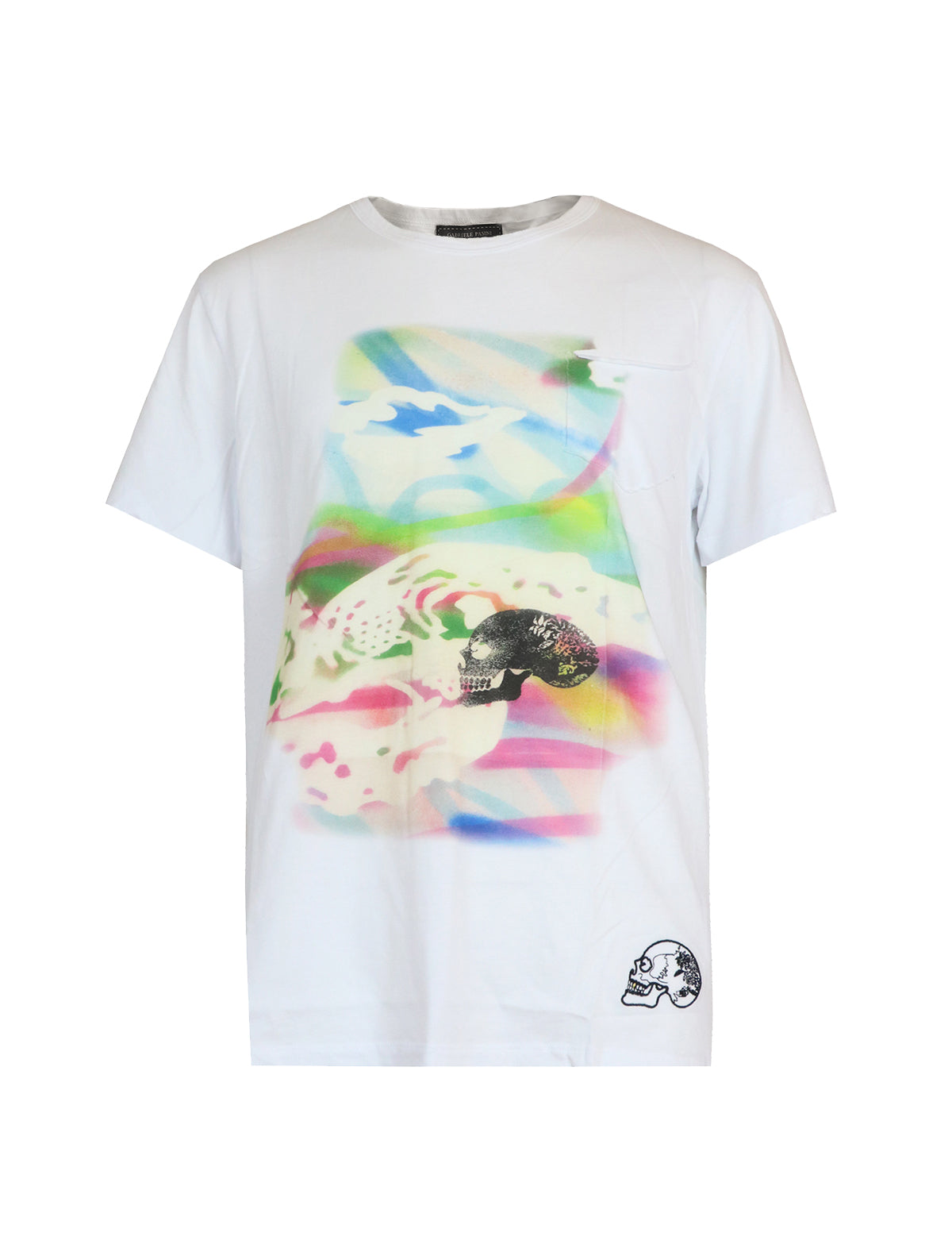Gabriele Pasini Graphic T-Shirt in White/Multi