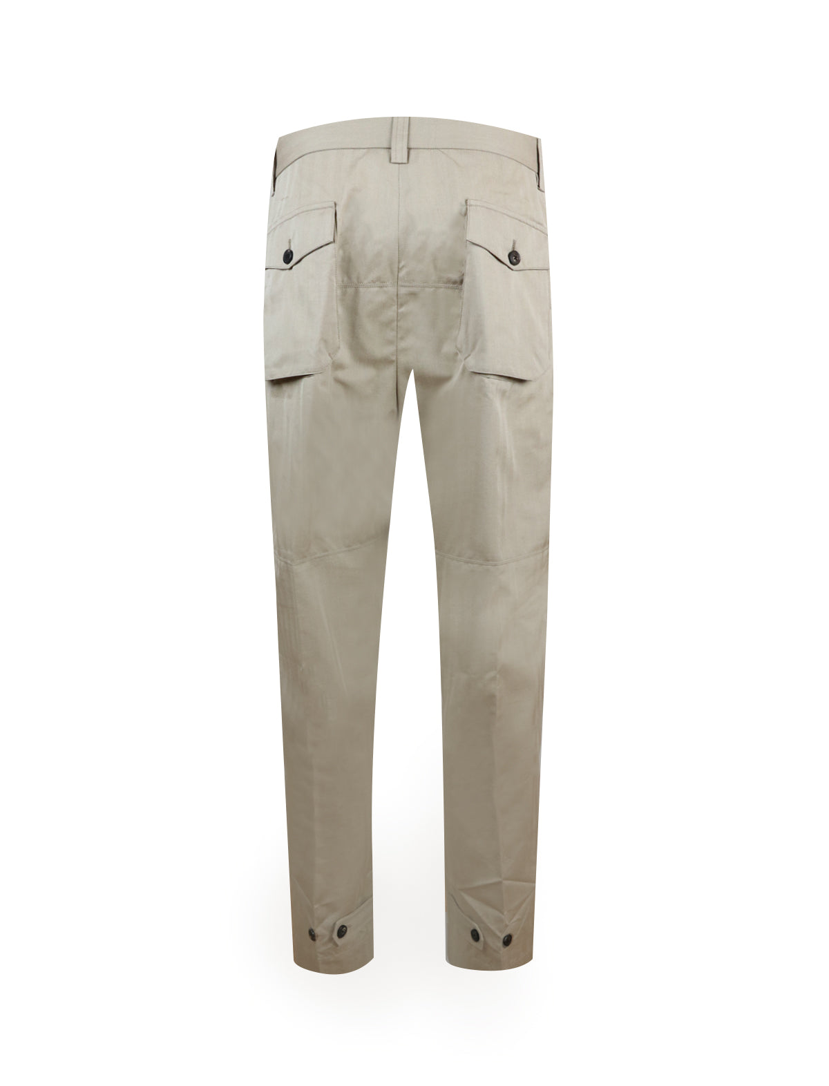Gabriele Pasini Wool-blend Utilitarian Trouser in Beige