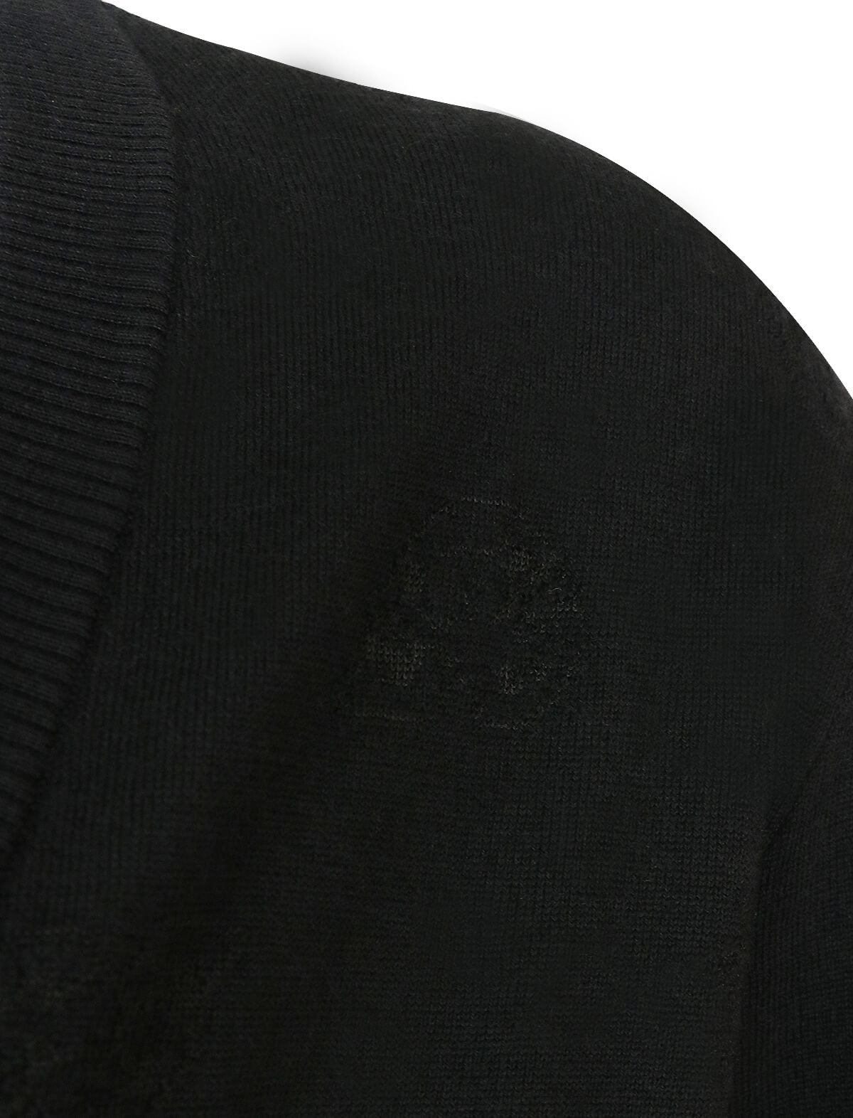 GABRIELE PASINI Knitted Wool-Blend Cardigan in Black