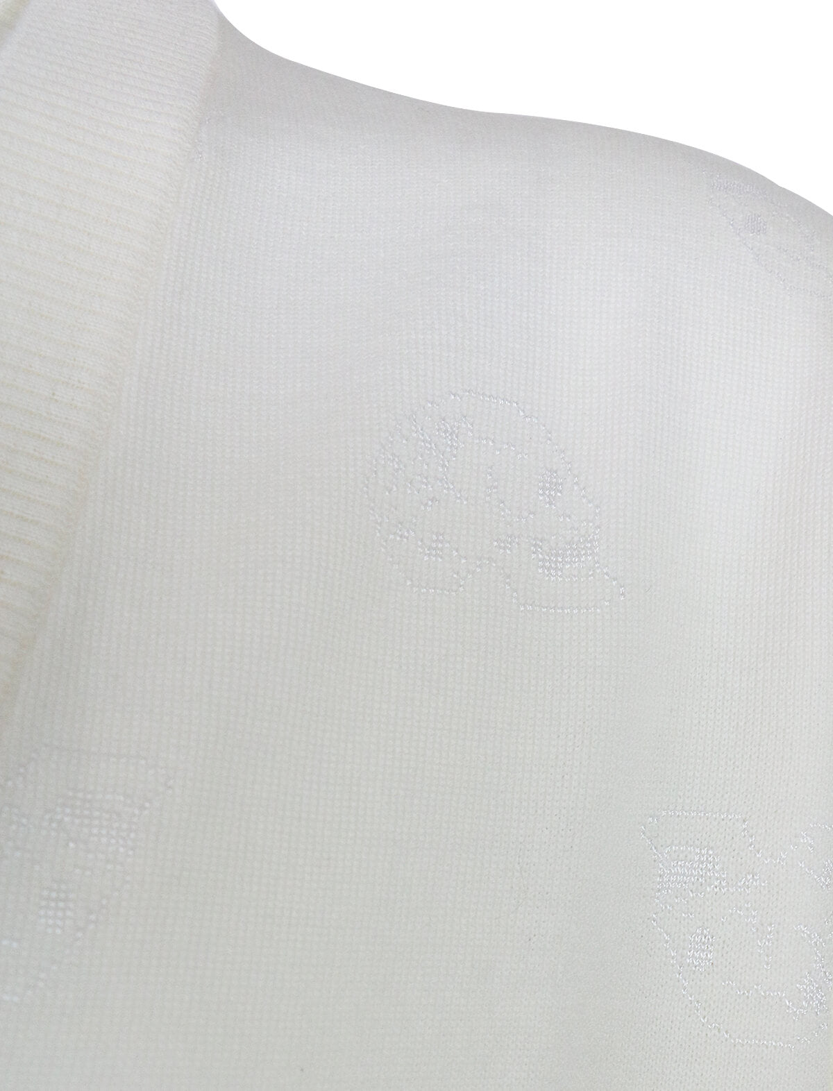 GABRIELE PASINI Knitted Wool-Blend Cardigan in White