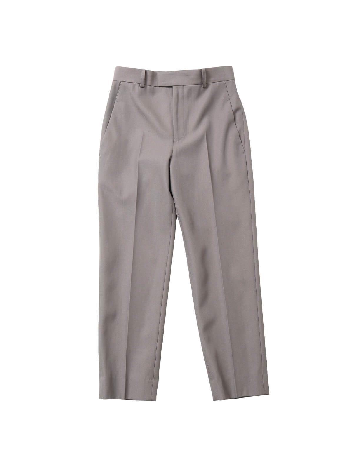 BEAUTIFUL PEOPLE Gaberdine Cigarette Pants in Gray | CLOSET Singapore