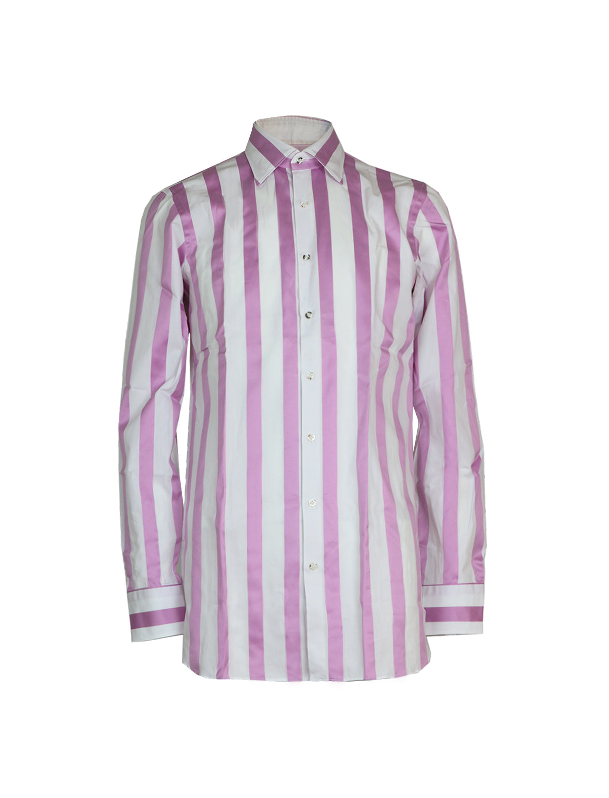 Gabriele Pasini Striped Shirt in White/Pink