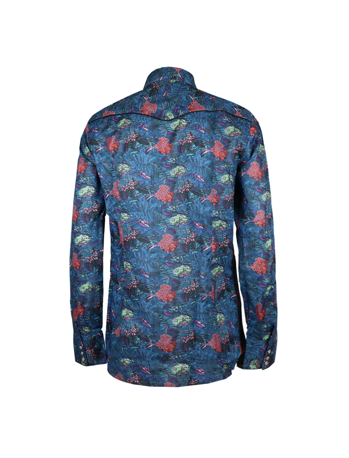 Gabriele Pasini Printed Shirt in Tropical Navy