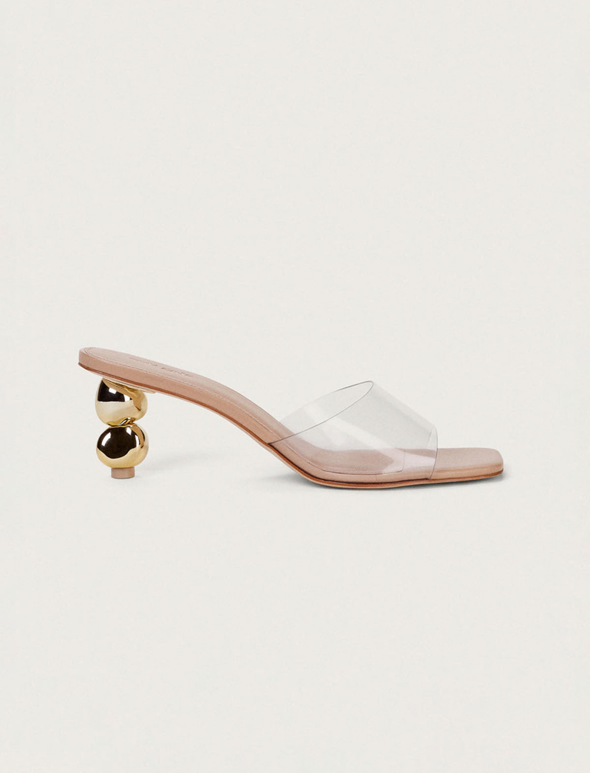 CULT GAIA Gigi Sculpted Sandals in Clear