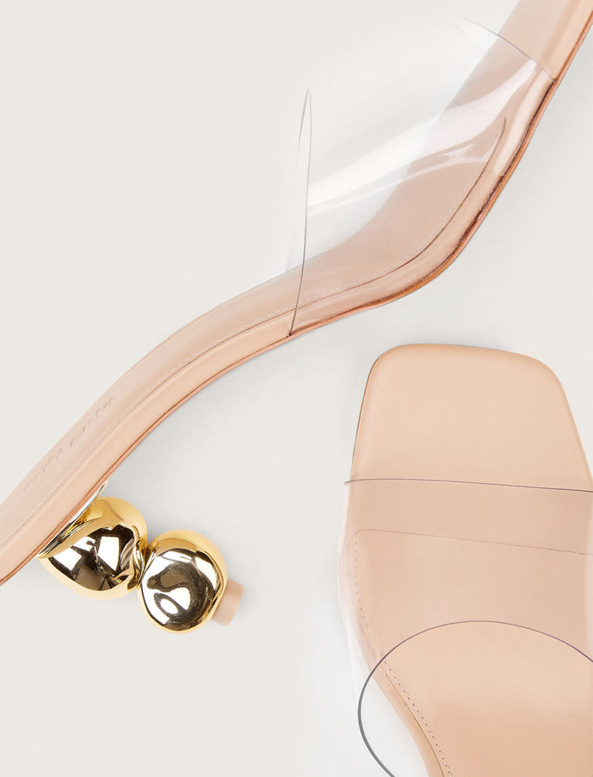 CULT GAIA Gigi Sculpted Sandals in Clear