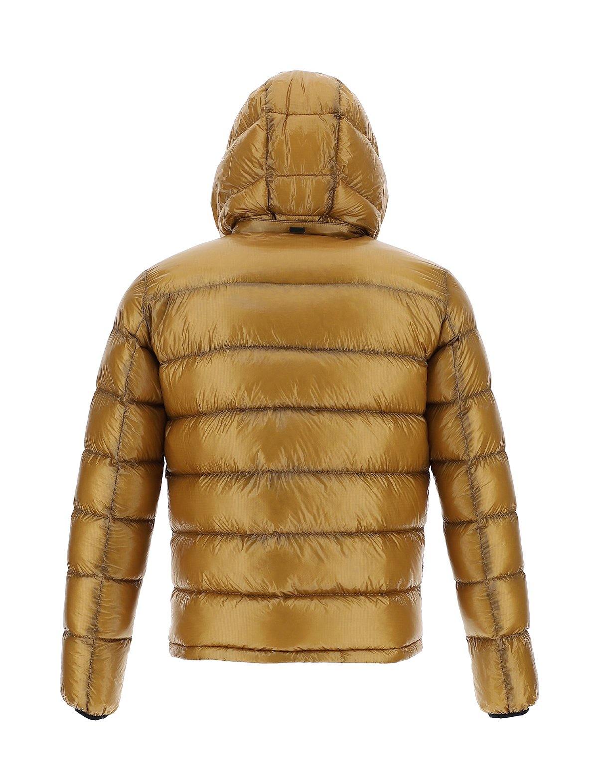 HERNO 7 Den Bomber Jacket In Gold | CLOSET Singapore