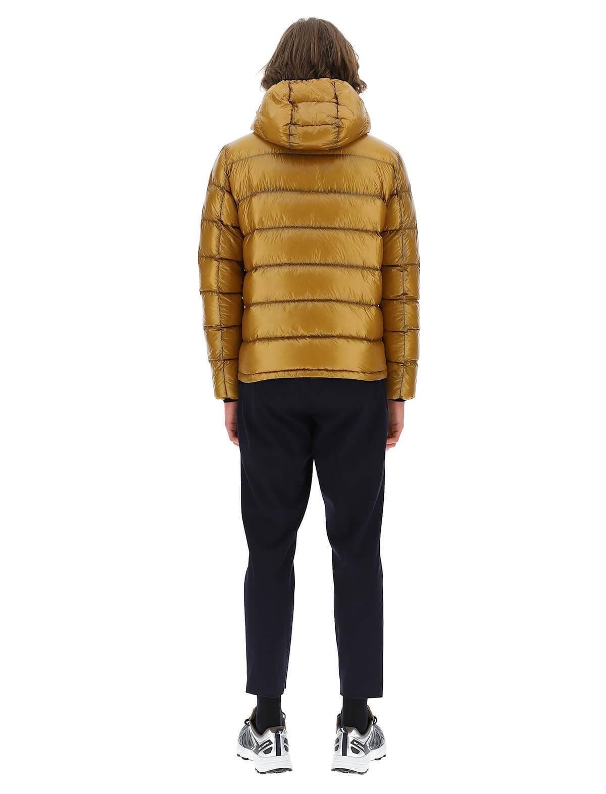 HERNO 7 Den Bomber Jacket In Gold | CLOSET Singapore