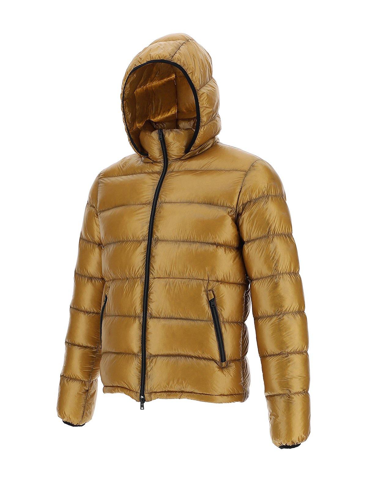 HERNO 7 Den Bomber Jacket In Gold | CLOSET Singapore