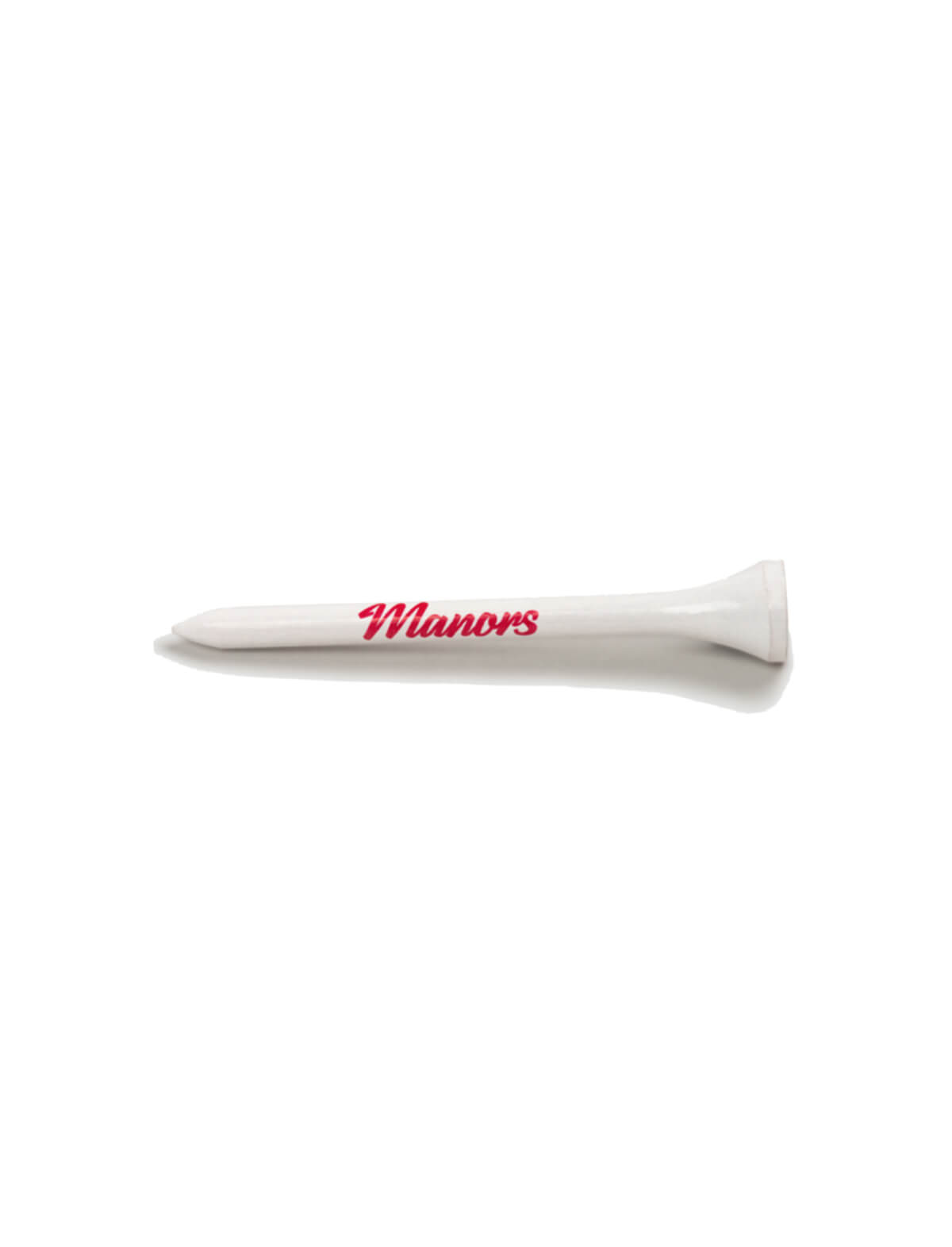 Manors Golf Branded Tees in White