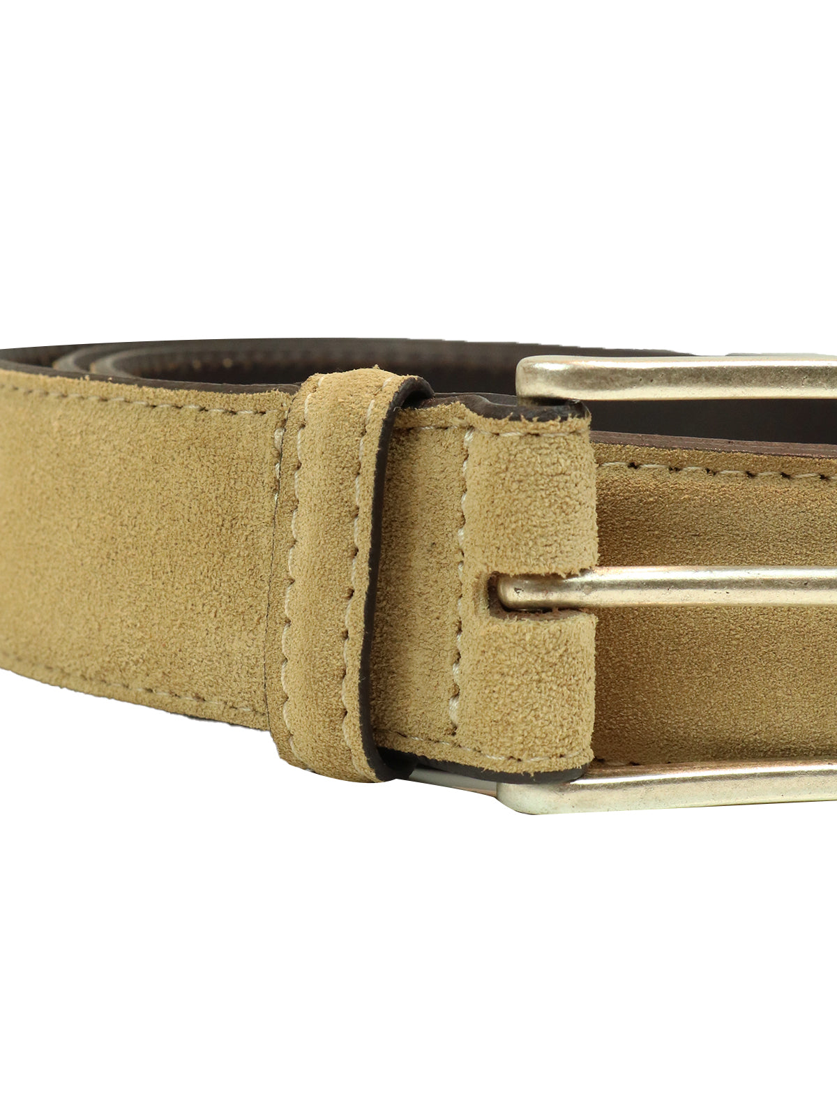 Andrea d'Amico Suede Belt in Beige