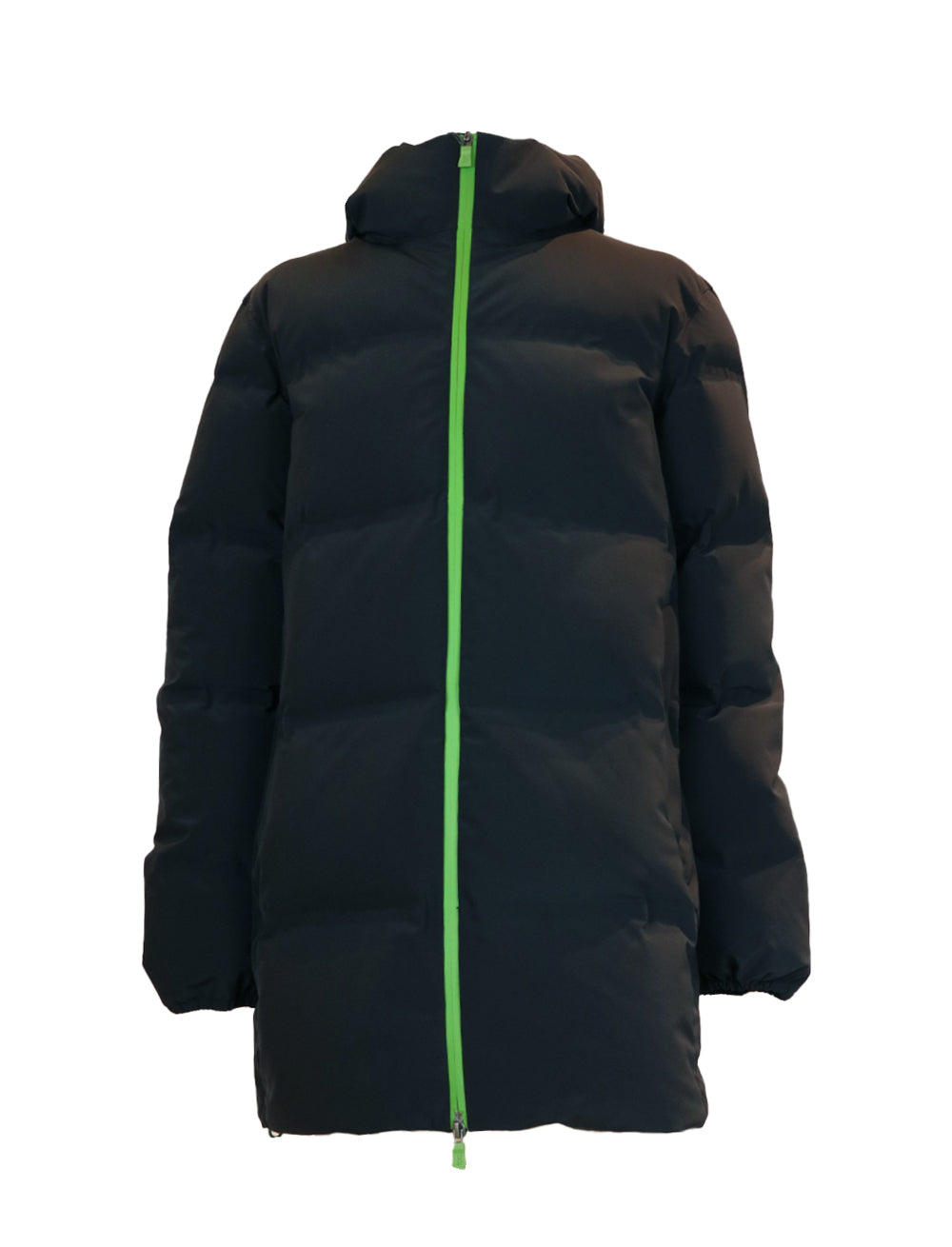 HERNO Laminar Contrast Jacket in Black/Green