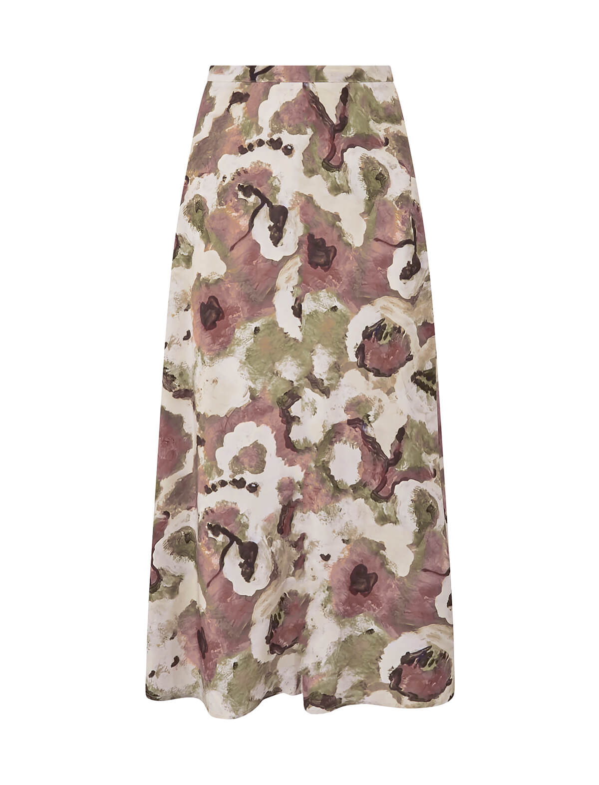 BEAUFILLE Hume Midi Skirt in Botanic Print