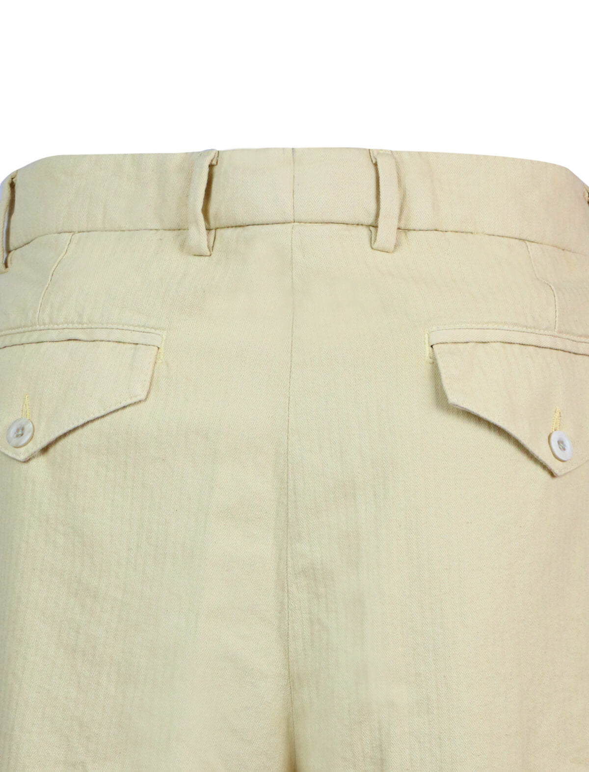CARUSO Panarea Cotton Pants in Yellow