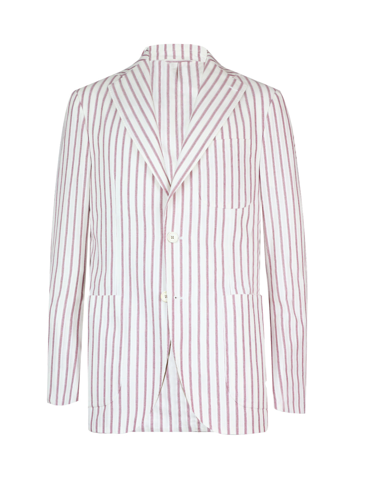 CARUSO Ponza Blazer in White/Red Stripes