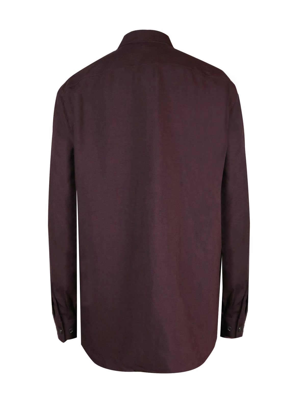 CARUSO Lyocell Shirt in Burgundy