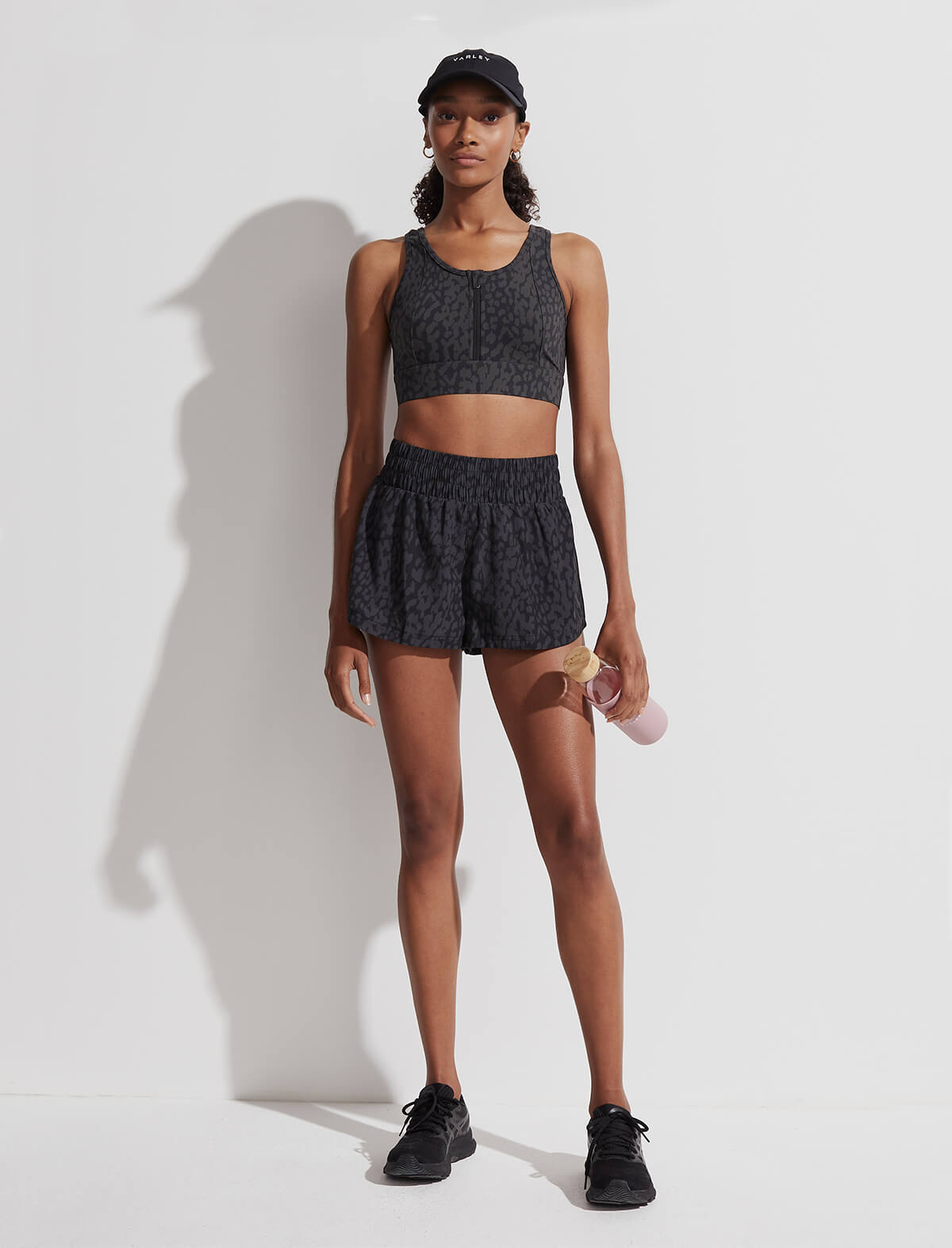 VARLEY Kallin Running Shorts in Shadow Animal