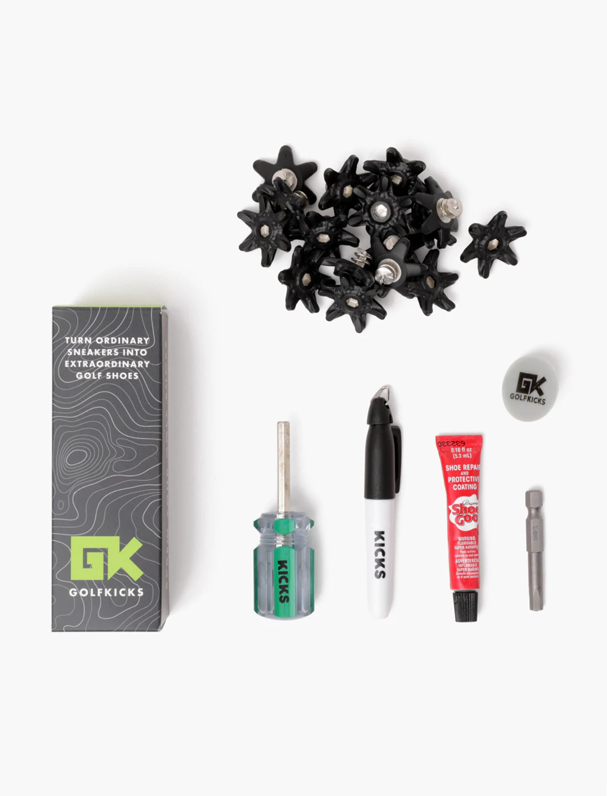 GOLFKICKS Traction Kit in Black